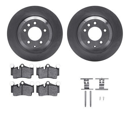 DYNAMIC FRICTION CO 6612-02048, Rotors with 5000 Euro Ceramic Brake Pads includes Hardware 6612-02048